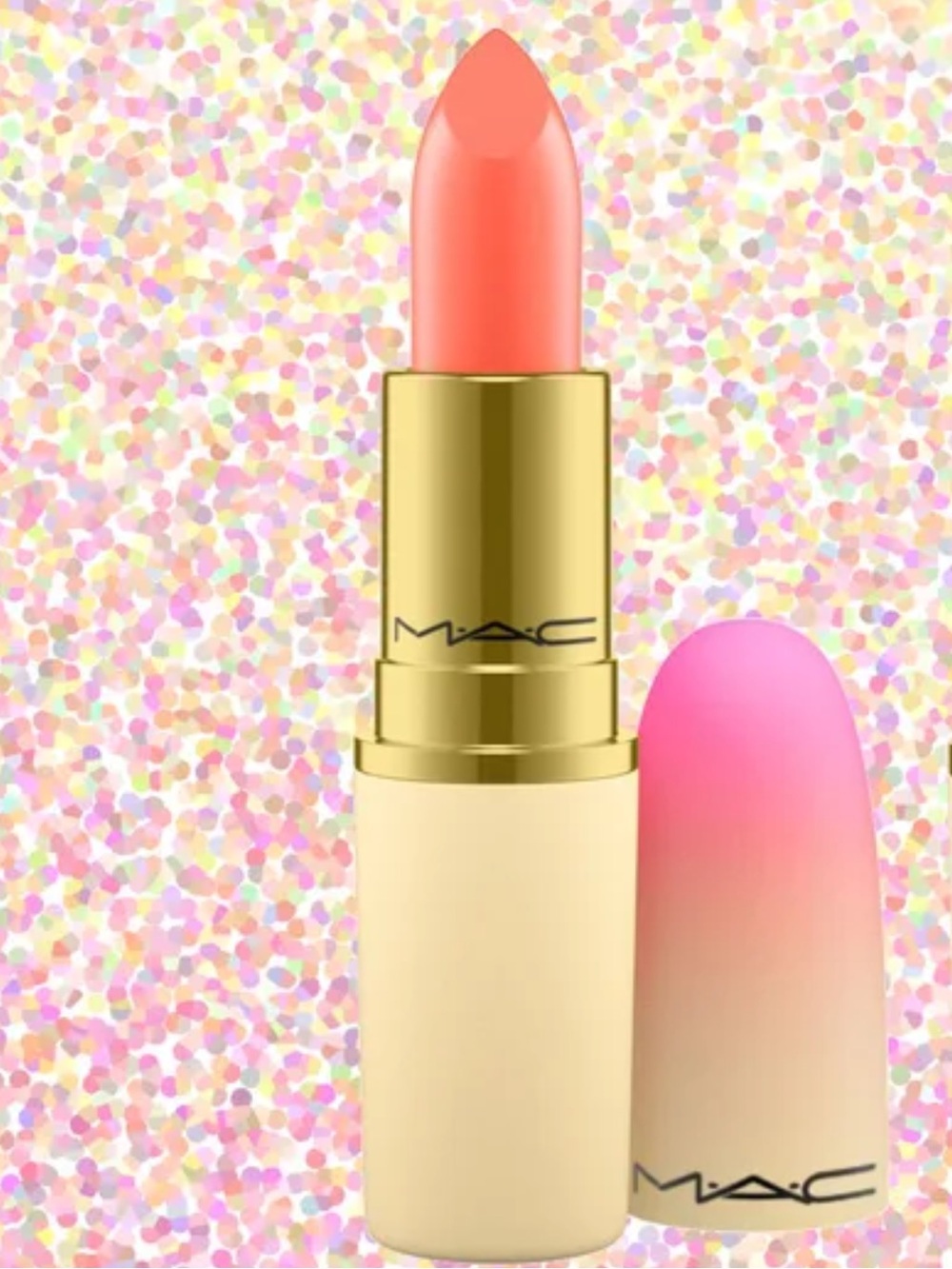 💞HOST PICK💞 MAC Satin Lipstick in Peachy New Year - BNIB, LE, Rare, Discontinued